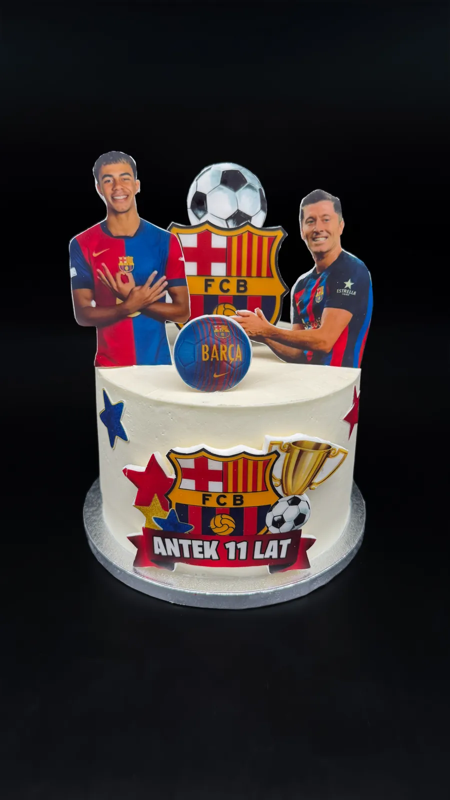 Tort z opłatkiem FC Barcelona